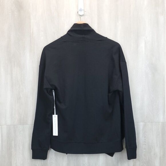 Young Fabulous & Broke Black Drape Cardigan B-0060a - Picture 4 of 10